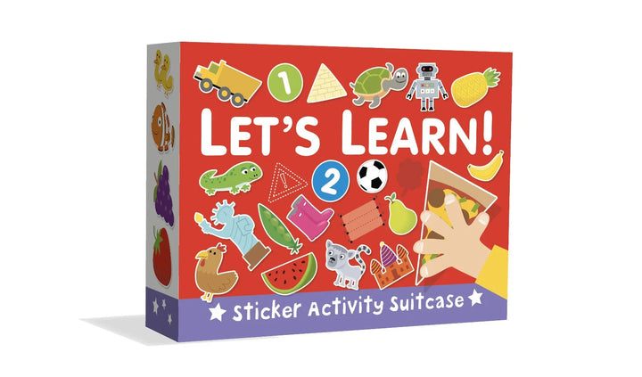6 in 1 Activity & Sticker Suitcase - Let's Learn