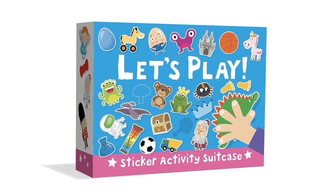 6 in 1 Activity & Sticker Suitcase - Let's Play Inside