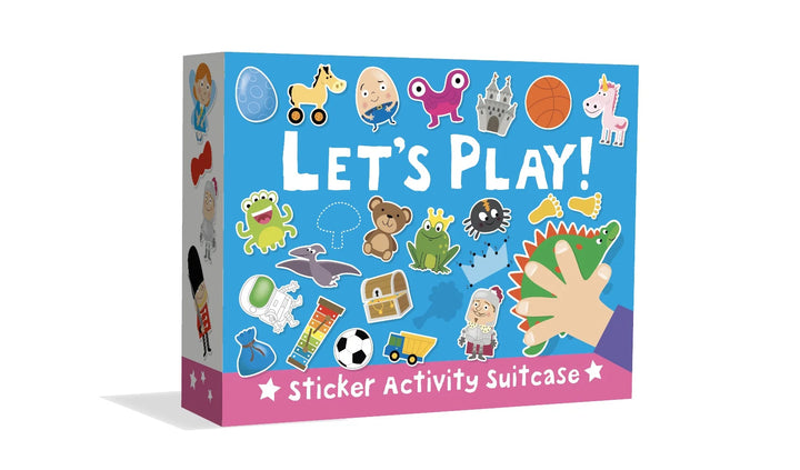 6 in 1 Activity & Sticker Suitcase - Let's Play Inside