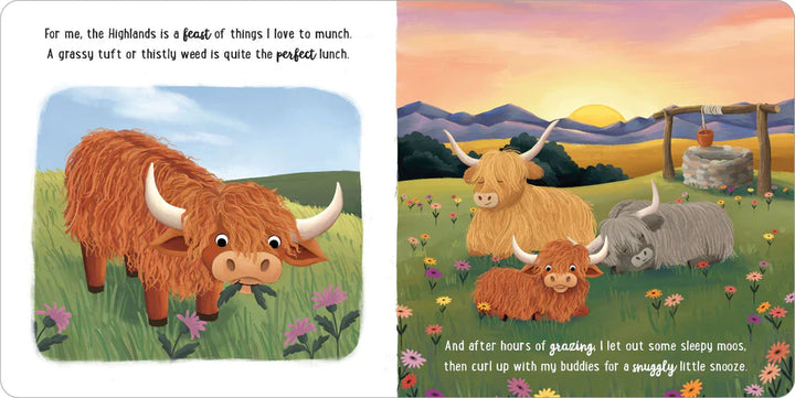 Story Time Padded Board Book - I Love Being a Highland Cow