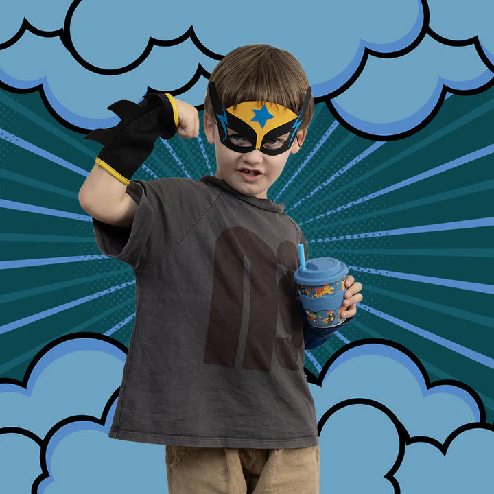 Superhero Kids Keep Cup 240ml + Straw