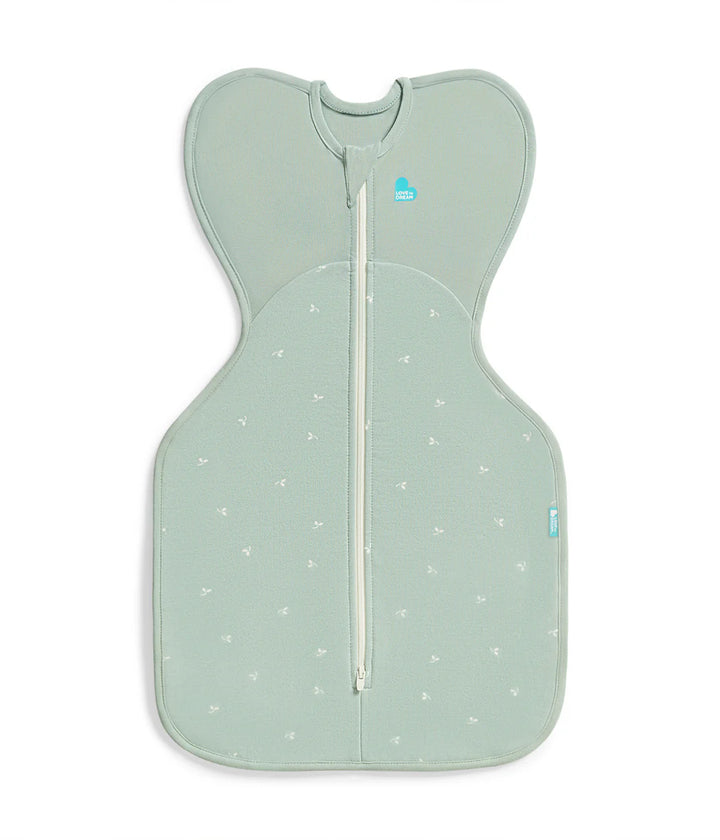 Love to Dream Swaddle Up™ Stretch Cotton Fleece 1.5 TOG - Olive Twigs