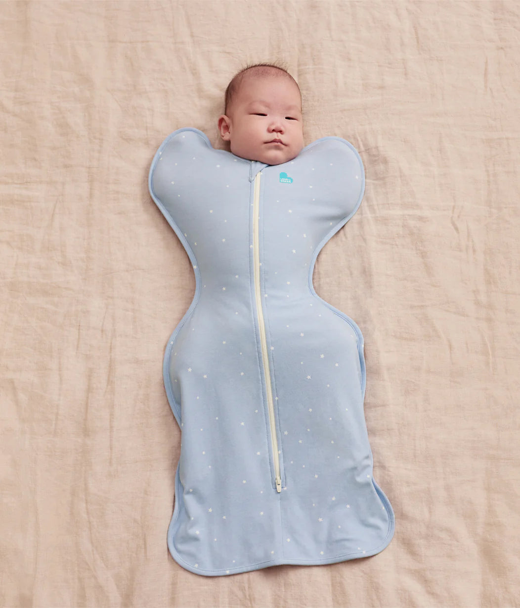 Love to Dream Swaddle Up™ Original Cotton 1.0 TOG - Powder Blue Twinkle