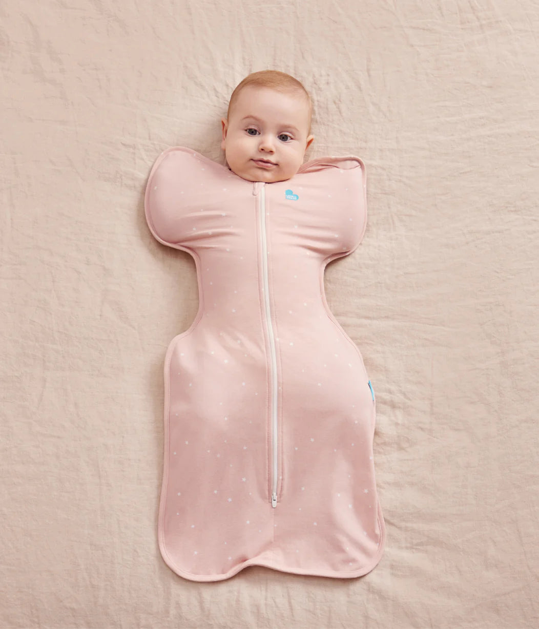 Love to Dream Swaddle Up™ Original Cotton 1.0 TOG - Powder Pink Twinkle