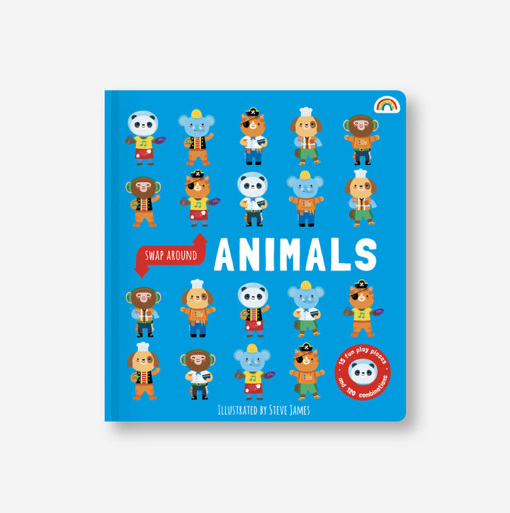 Swap Around Animals Activity Board Book