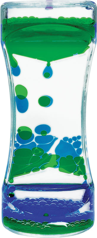Liquid Motion Sensory Bubbler - Green & Blue