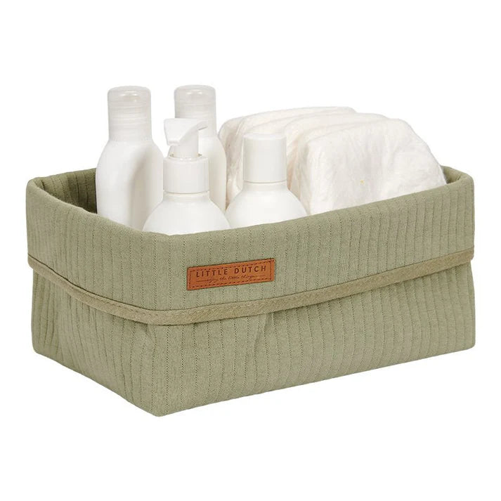 Little Dutch Large Storage Basket - Olive Green