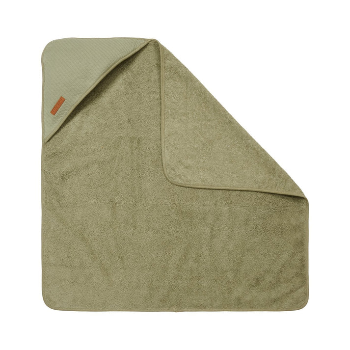 Little Dutch Hooded Towel - Olive Green