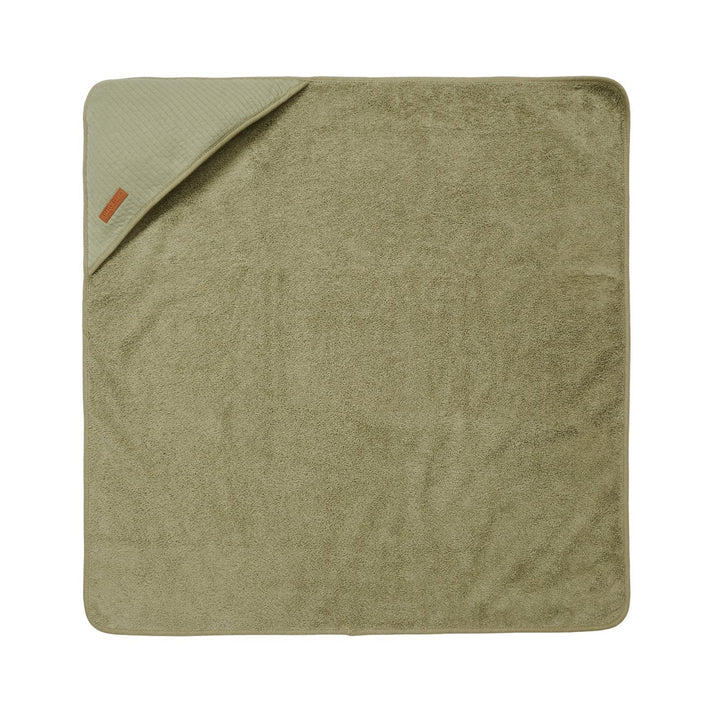 Little Dutch Hooded Towel - Olive Green