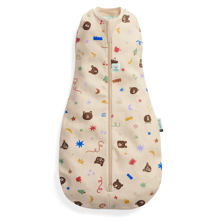 ergoPouch Cocoon Swaddle Bag 1.0 TOG - Teddy Bear Party