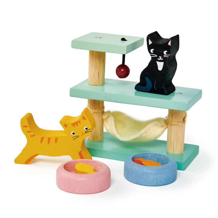 Pet Cats Wooden Set