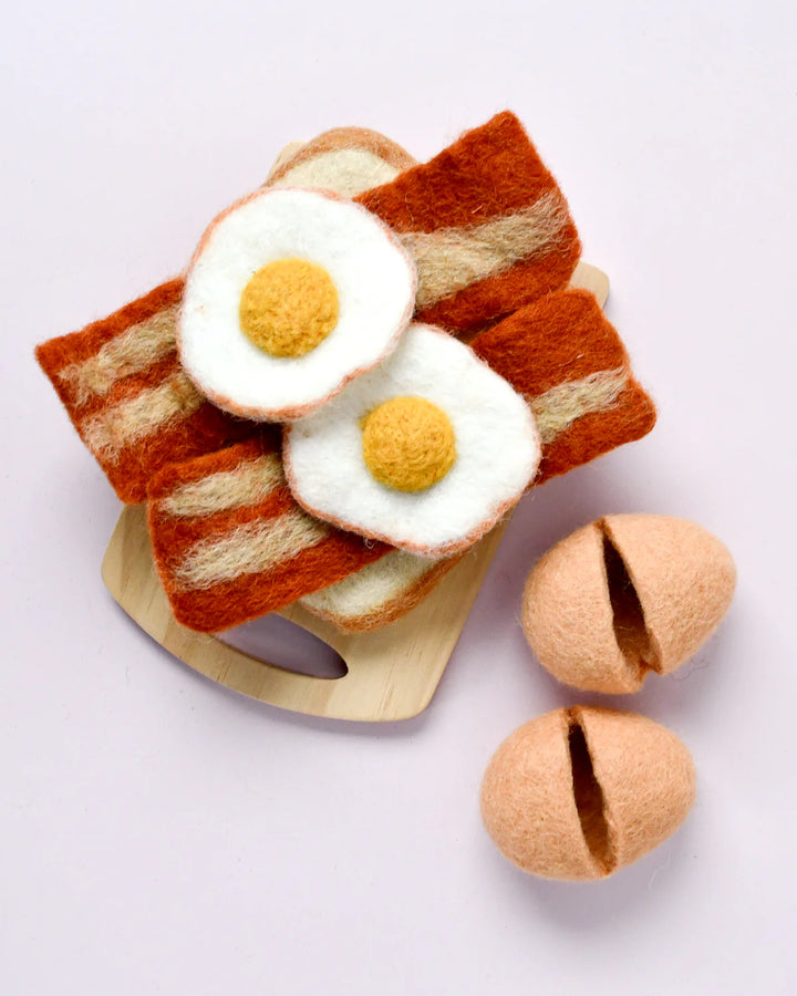 Felt Bacon and Eggs Breakfast Set