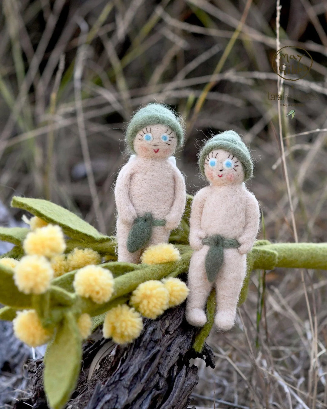 May Gibbs x Tara Treasures - Felt Gumnut Baby