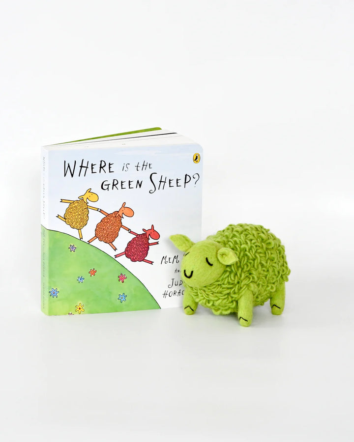 Where is the Green Sheep? Toy and Book Set