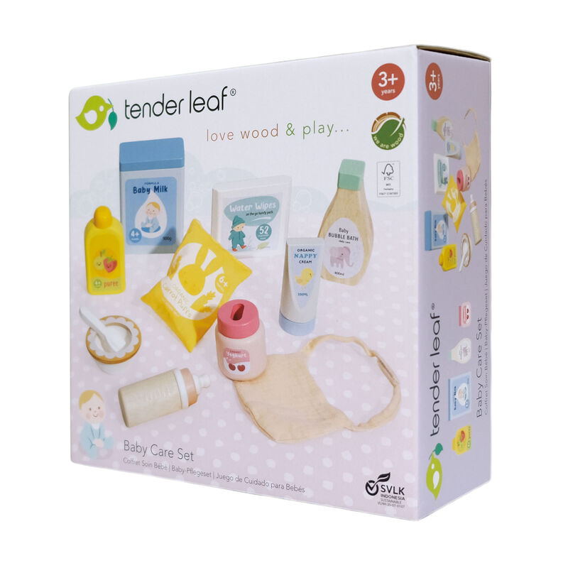Tender Leaf Wooden Baby Care Set