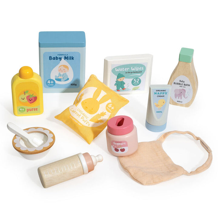 Tender Leaf Wooden Baby Care Set