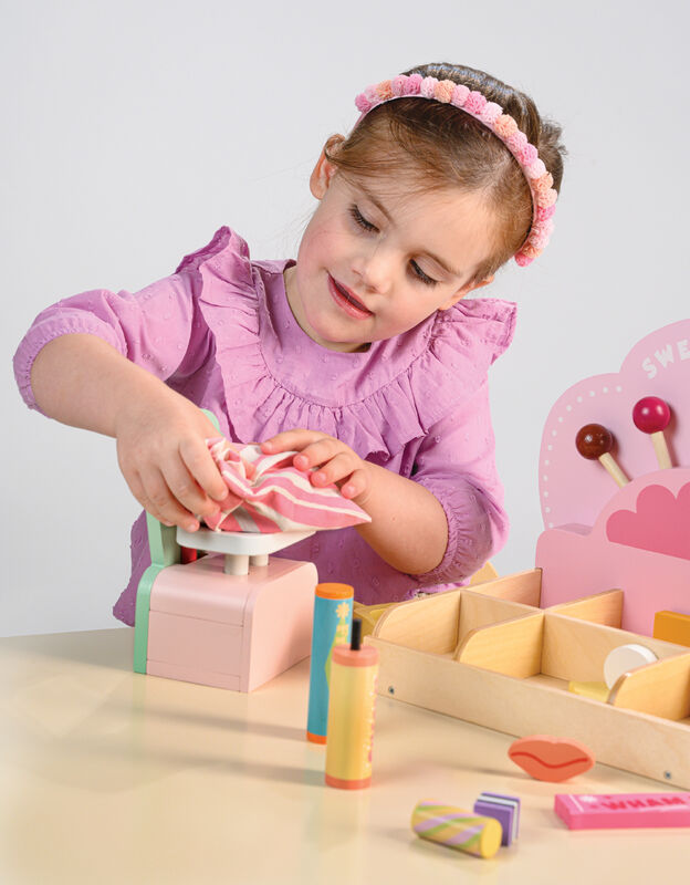 Tender Leaf Wooden Sweetie Pic N Mix Shop Play Set