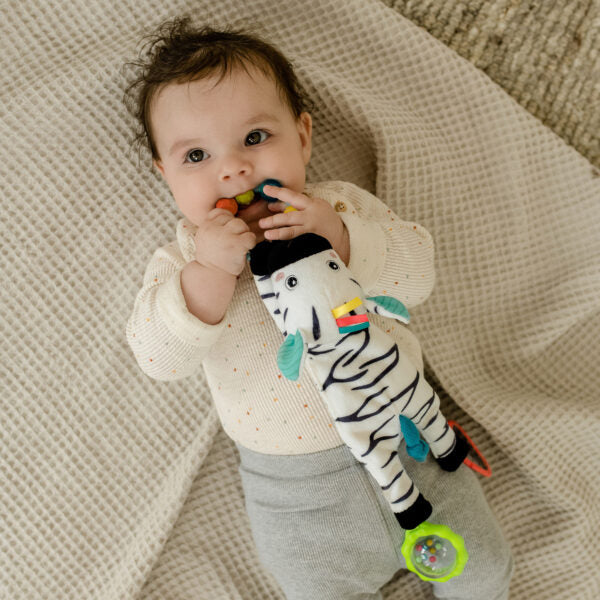 Fehn Bean Bag Sensory Zebra Toy