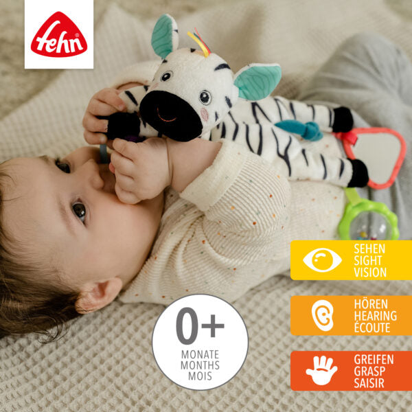 Fehn Bean Bag Sensory Zebra Toy
