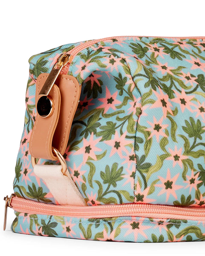 The Somewhere Co Cosmetic Bag -  Seaflower
