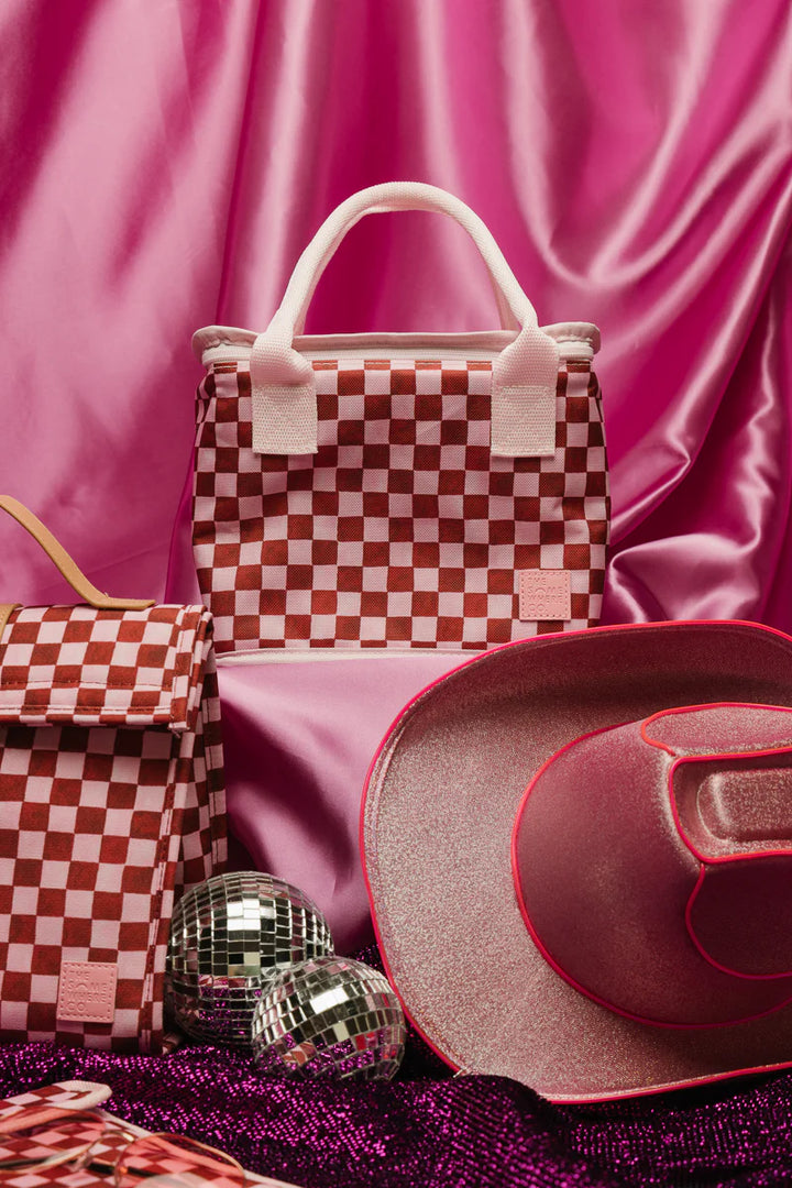 The Somewhere Co Lunch Bag - Crimson Haze