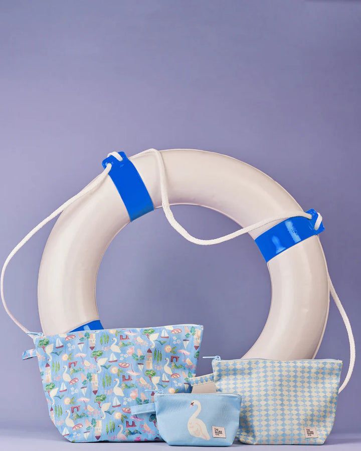The Somewhere Co Swan Lake Handy Pouch Trio