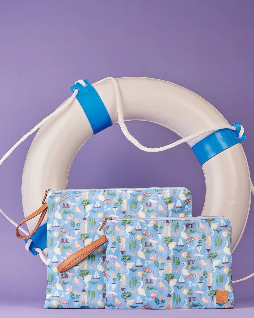 The Somewhere Co Swan Lake Wet Bag