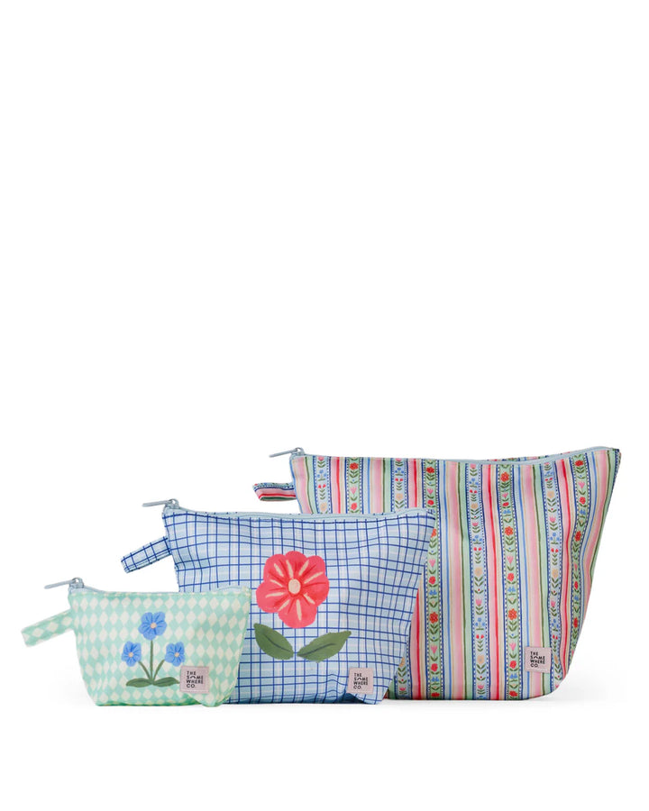 The Somewhere Co Handy Pouch Trio - Buttercup