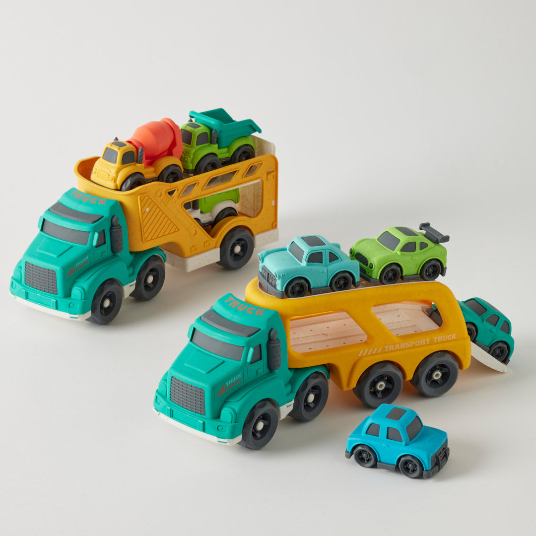 Bioplastic Car Carrier Vehicle Play Sets - Assorted