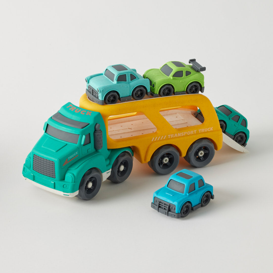 Bioplastic Car Carrier Vehicle Play Sets - Assorted