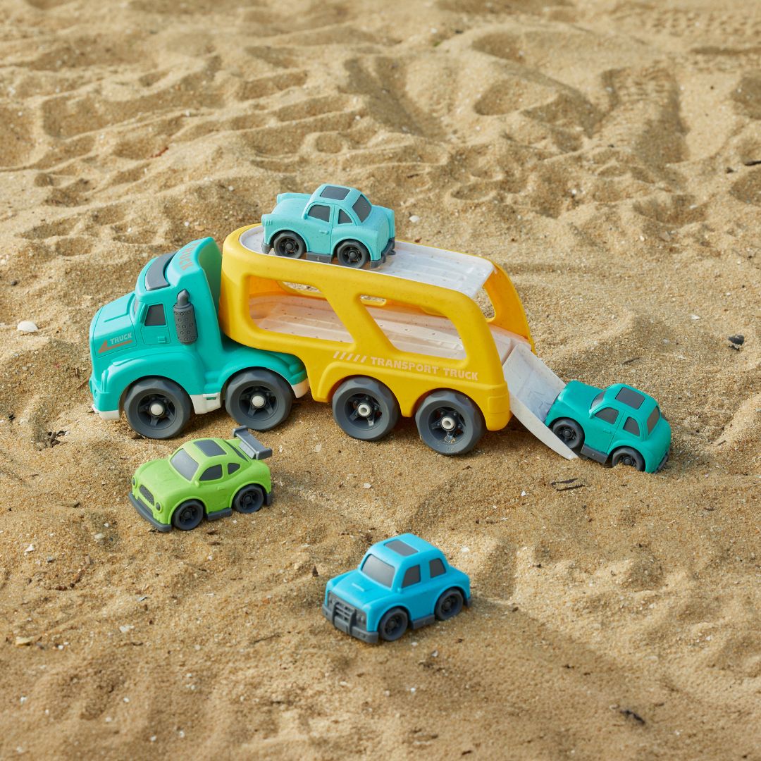 Bioplastic Car Carrier Vehicle Play Sets - Assorted