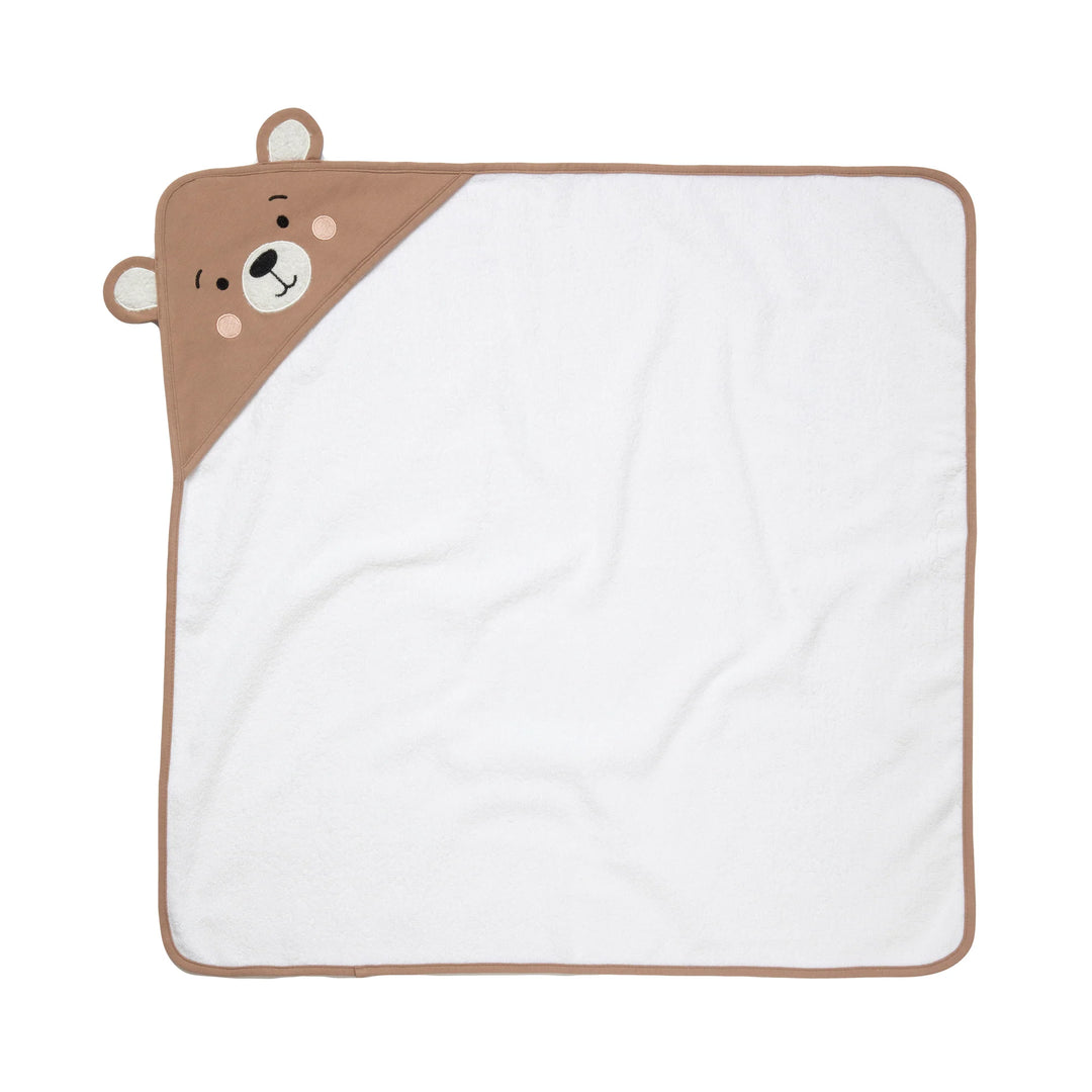 Cotton Hooded Towel - Cuddly Bear