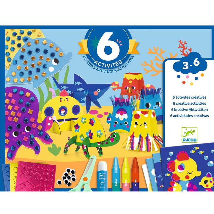 Djeco Seaside Delights Multi Craft Kit