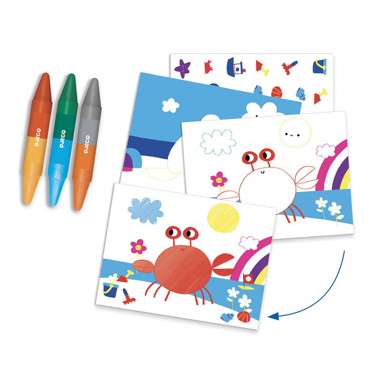 Djeco Seaside Delights Multi Craft Kit