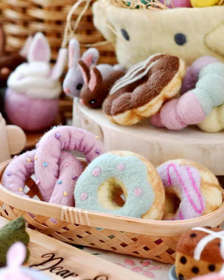 Pastel Donuts Felt Play Food