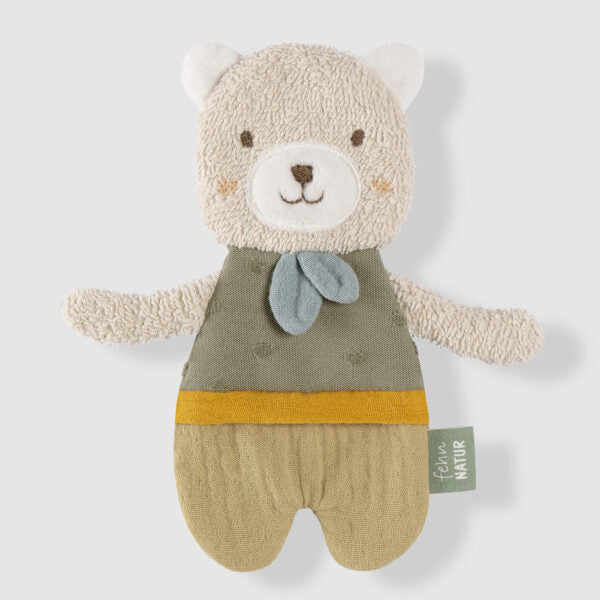 FehnNATUR Crinkle Bear Sensory Toy
