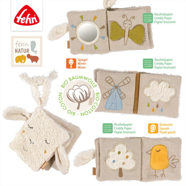 FehnNATUR Sheep Soft Play Sensory Book