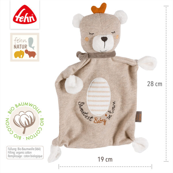 FehnNATUR "Sweetest Baby" Sensory Bear Comforter