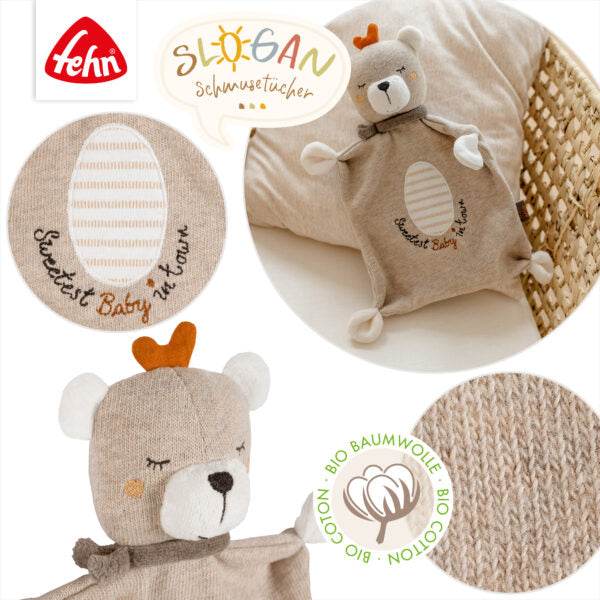 FehnNATUR "Sweetest Baby" Sensory Bear Comforter