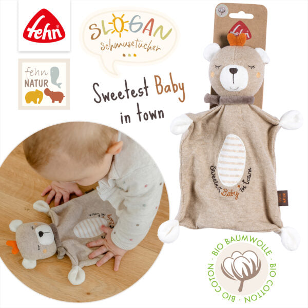 FehnNATUR "Sweetest Baby" Sensory Bear Comforter
