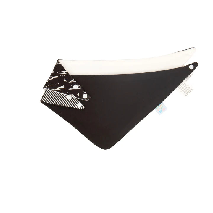 All4Ella Reversible Bandana Bibs 2 Pack - Lightning