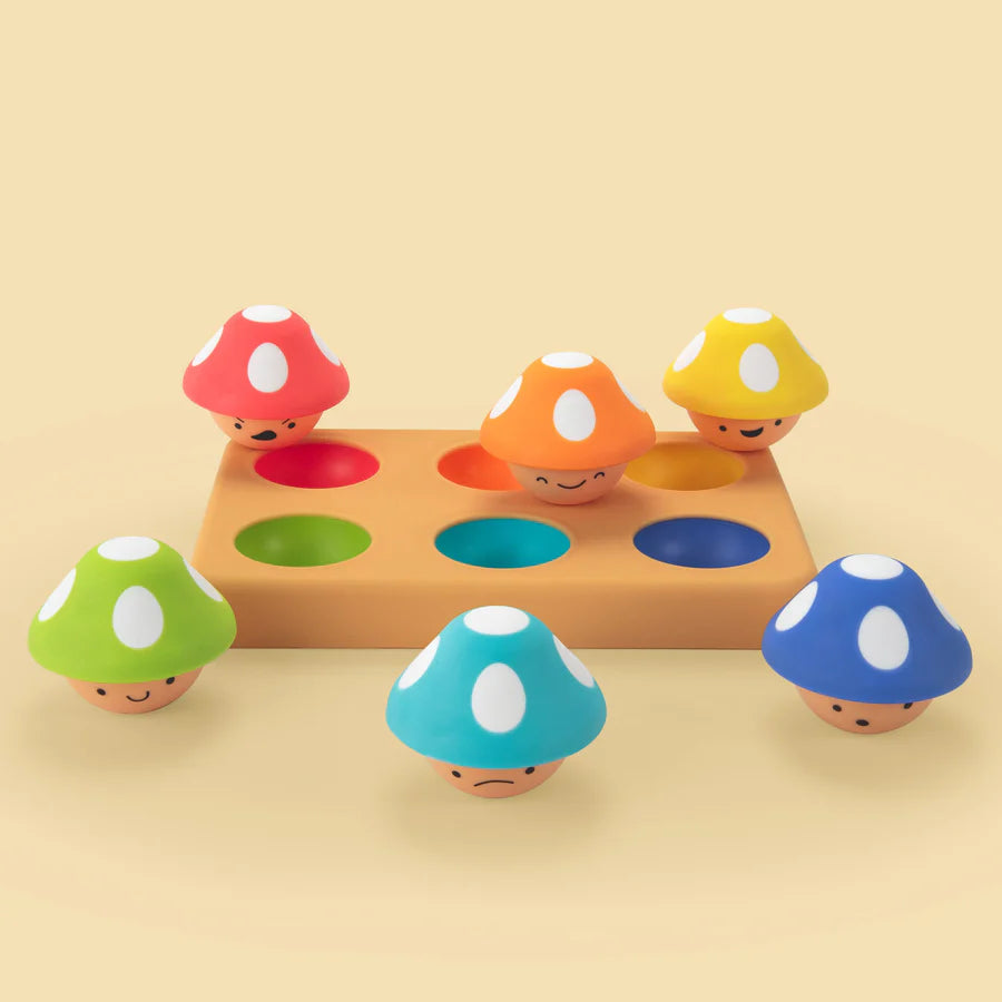 Sassy Baby Mischievous Matching Mushrooms