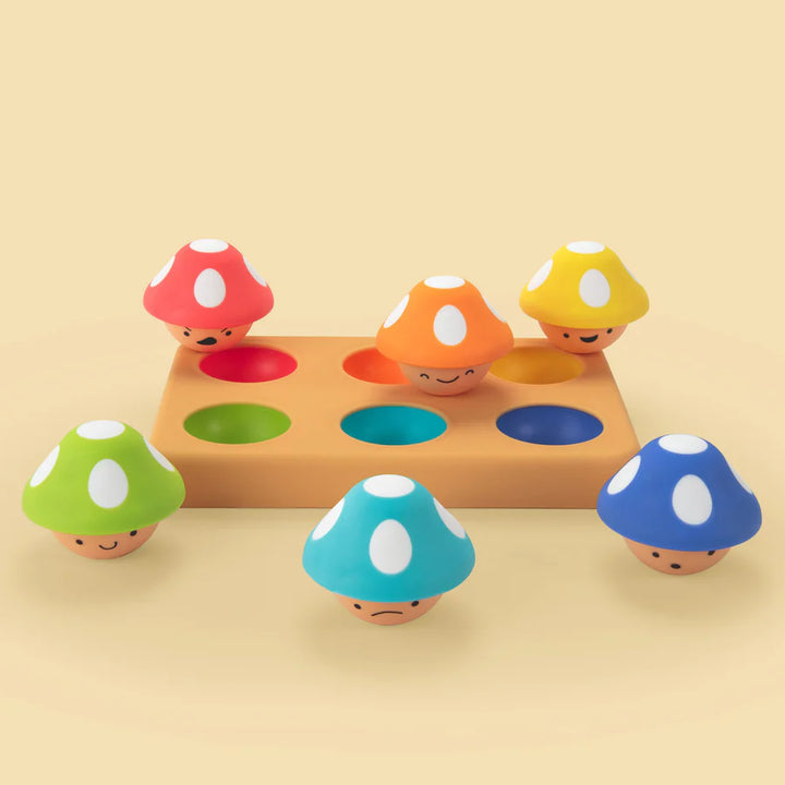 Sassy Baby Mischievous Matching Mushrooms