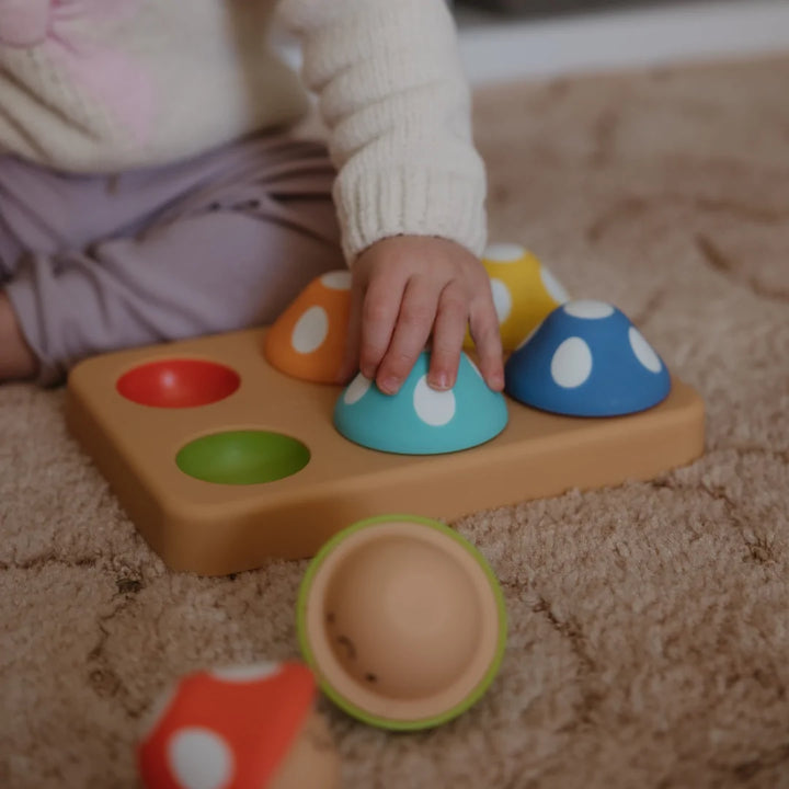 Sassy Baby Mischievous Matching Mushrooms