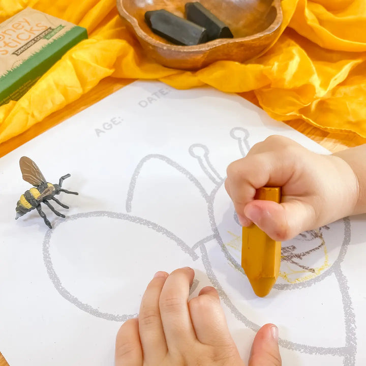 Honeysticks Triangle Beeswax Crayons 10 Pack