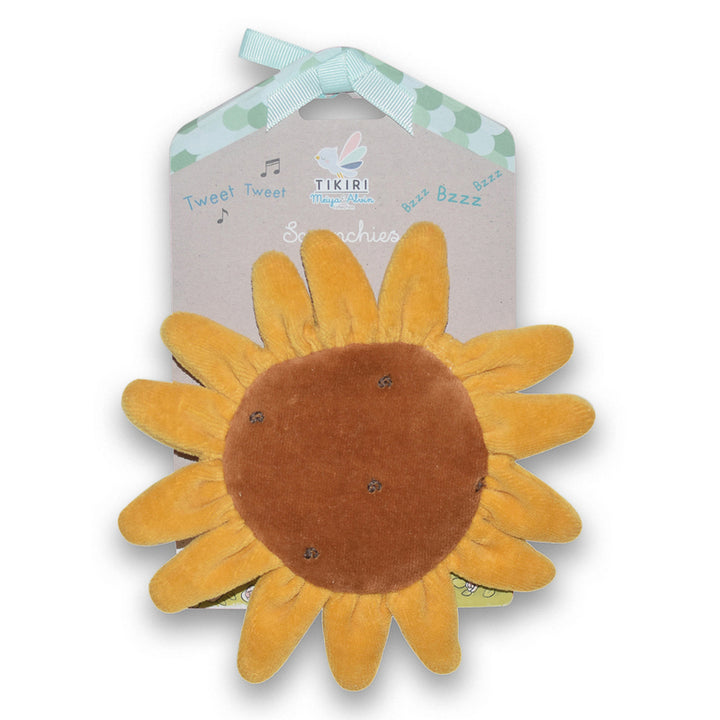 Tikiri Crinkle Scrunch Sensory Toy - Sunflower