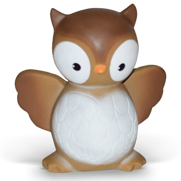 Tikiri Natural Rubber Teether Rattle & Bath Toy - Owl