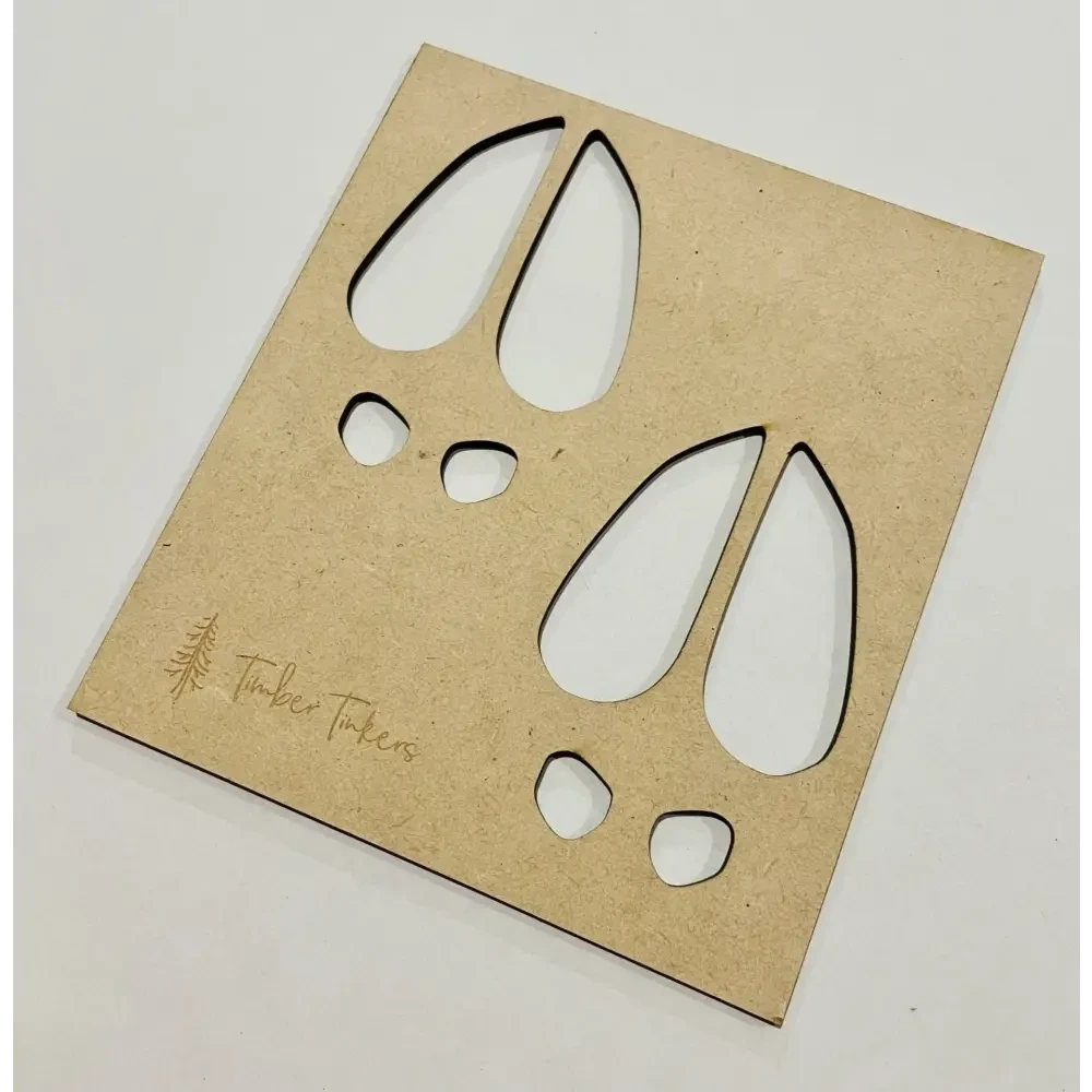 Reindeer Prints Stencil/Footprints Set