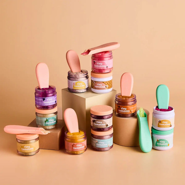 Tiny Tummies Doll Play Jar & Spoon Food Set