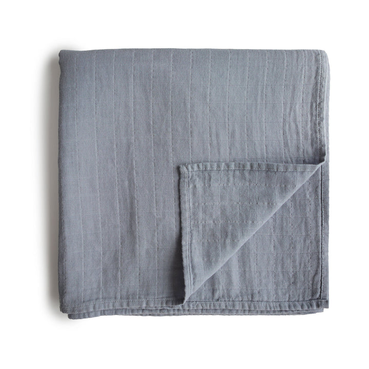 Organic Cotton Muslin Swaddle Blanket - Tradewinds